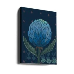 Artichoke Dark Blue - Stretched Canvas, Poster Or Fine Art Print(Artichoke Dark Blue Stretched Canvas Poster Or Fine Art Print) 15 Artichoke Dark Blue - Stretched Canvas, Poster Or Fine Art Print(Artichoke Dark Blue Stretched Canvas Poster Or Fine Art Print) -Heart Wall Art Store canvas portrait wrap around 2874719