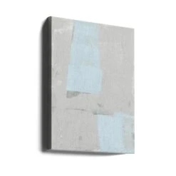 Pale Blue Grey Texture - Stretched Canvas, Poster Or Fine Art Print(Pale Blue Grey Texture Stretched Canvas Poster Or Fine Art Print) -Heart Wall Art Store canvas portrait wrap around 2890573
