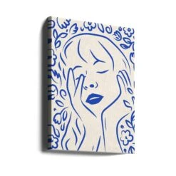 Gentle Flower Dream - Stretched Canvas, Poster Or Fine Art Print(Gentle Flower Dream Stretched Canvas Poster Or Fine Art Print) -Heart Wall Art Store canvas portrait wrap around 2952247