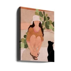 Quiet Afternoon - Stretched Canvas, Poster Or Fine Art Print(Quiet Afternoon Stretched Canvas Poster Or Fine Art Print) -Heart Wall Art Store canvas portrait wrap around 2955442