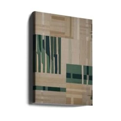 Modernist Paper Cut Collage - Stretched Canvas, Poster Or Fine Art Print(Modernist Paper Cut Collage Stretched Canvas Poster Or Fine Art Print) -Heart Wall Art Store canvas portrait wrap around 2975090