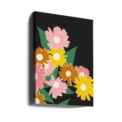 Daisy Delight - Stretched Canvas, Poster Or Fine Art Print(Daisy Delight Stretched Canvas Poster Or Fine Art Print) -Heart Wall Art Store canvas portrait wrap around 2976658