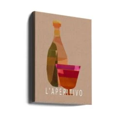 L'Aperitivo 2 - Stretched Canvas, Poster Or Fine Art Print(L 039 Aperitivo 2 Stretched Canvas Poster Or Fine Art Print) -Heart Wall Art Store canvas portrait wrap around 3033422