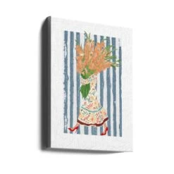 Boho Dress Stripes - Stretched Canvas, Poster Or Fine Art Print(Boho Dress Stripes Stretched Canvas Poster Or Fine Art Print) -Heart Wall Art Store canvas portrait wrap around 3092715