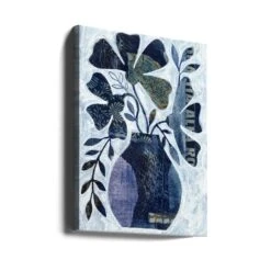 Indigo Blue Still Life - Stretched Canvas, Poster Or Fine Art Print(Indigo Blue Still Life Stretched Canvas Poster Or Fine Art Print 1) -Heart Wall Art Store canvas portrait wrap around 3146582