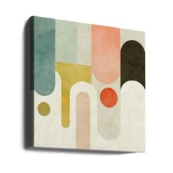 Runde Shapes Kopie - Square Stretched Canvas, Poster Or Fine Art Print(Runde Shapes Kopie Square Stretched Canvas Poster Or Fine Art Print) -Heart Wall Art Store canvas square wrap around 2552788