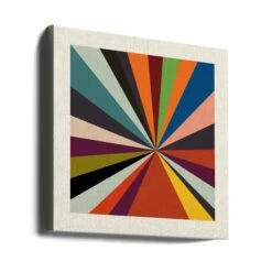 Faces Stripes Minimal - Square Stretched Canvas, Poster Or Fine Art Print(Faces Stripes Minimal Square Stretched Canvas Poster Or Fine Art Print) -Heart Wall Art Store canvas square wrap around 2552886