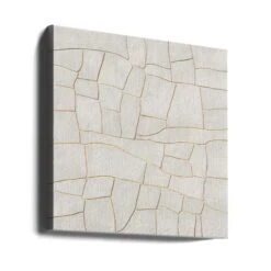 Golden Crack A - Square Stretched Canvas, Poster Or Fine Art Print(Golden Crack A Square Stretched Canvas Poster Or Fine Art Print) -Heart Wall Art Store canvas square wrap around 2735835