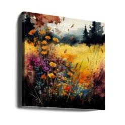 Idyllic Meadow (12) - Square Stretched Canvas, Poster Or Fine Art Print(Idyllic Meadow 12 Square Stretched Canvas Poster Or Fine Art Print) -Heart Wall Art Store canvas square wrap around 2778932