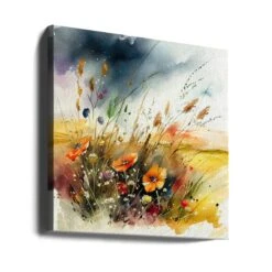 Meadow Nature Art (7) - Square Stretched Canvas, Poster Or Fine Art Print(Meadow Nature Art 7 Square Stretched Canvas Poster Or Fine Art Print) -Heart Wall Art Store canvas square wrap around 2778940