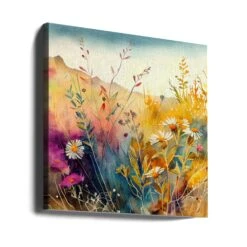 Meadow Nature Art (11) - Square Stretched Canvas, Poster Or Fine Art Print(Meadow Nature Art 11 Square Stretched Canvas Poster Or Fine Art Print) -Heart Wall Art Store canvas square wrap around 2778943