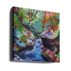 Pennsylvania Oasis - Square Stretched Canvas, Poster Or Fine Art Print(Pennsylvania Oasis Square Stretched Canvas Poster Or Fine Art Print) -Heart Wall Art Store canvas square wrap around 2785934