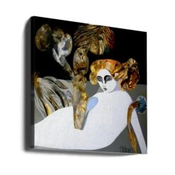 Flora - Square Stretched Canvas, Poster Or Fine Art Print(Flora Square Stretched Canvas Poster Or Fine Art Print) -Heart Wall Art Store canvas square wrap around 2824530