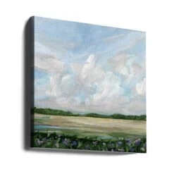 Wind & Wildflowers - Square Stretched Canvas, Poster Or Fine Art Print(Wind Amp Wildflowers Square Stretched Canvas Poster Or Fine Art Print) -Heart Wall Art Store canvas square wrap around 2844779