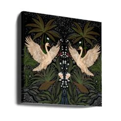 Swan Dance - Square Stretched Canvas, Poster Or Fine Art Print(Swan Dance Square Stretched Canvas Poster Or Fine Art Print) 18 Swan Dance - Square Stretched Canvas, Poster Or Fine Art Print(Swan Dance Square Stretched Canvas Poster Or Fine Art Print) -Heart Wall Art Store canvas square wrap around 2847340