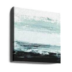Minimal Seascape - Square Stretched Canvas, Poster Or Fine Art Print(Minimal Seascape Square Stretched Canvas Poster Or Fine Art Print) -Heart Wall Art Store canvas square wrap around 2860786