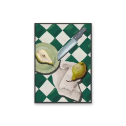 Kitchen Still Life III - Cutting A Green Pear, Stretched Canvas Or Wall Art Print(Kitchen Still Life Iii Cutting A Green Pear Stretched Canvas Or Wall Art Print) 9 Kitchen Still Life III - Cutting A Green Pear, Stretched Canvas Or Wall Art Print(Kitchen Still Life Iii Cutting A Green Pear Stretched Canvas Or Wall Art Print) -Heart Wall Art Store kitchenstilllifeIIIblackframe2