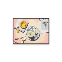 Kitchen Still Life XII - Apples & Whiskey, Stretched Canvas Or Wall Art Print(Kitchen Still Life Xii Apples Whiskey Stretched Canvas Or Wall Art Print) -Heart Wall Art Store kitchenstilllifeXIIblackframe2