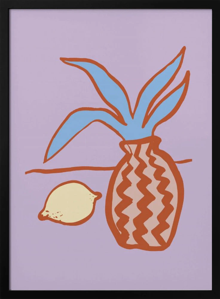 Lilac Lemon - Stretched Canvas, Poster Or Fine Art Print(Lilac Lemon Stretched Canvas Poster Or Fine Art Print) 1 Lilac Lemon - Stretched Canvas, Poster Or Fine Art Print(Lilac Lemon Stretched Canvas Poster Or Fine Art Print)