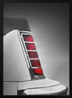 US Classic Car Continental Abstract 1977 - Stretched Canvas, Poster Or Fine Art Print(Us Classic Car Continental Abstract 1977 Stretched Canvas Poster Or Fine Art Print)