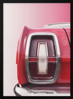 US Classic Car Fair Lane 1968 Taillight Abstract - Stretched Canvas, Poster Or Fine Art Print(Us Classic Car Fair Lane 1968 Taillight Abstract Stretched Canvas Poster Or Fine Art Print)