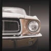 American Classic Car Mustang Coupe 1968 - Stretched Canvas, Poster Or Fine Art Print(American Classic Car Mustang Coupe 1968 Stretched Canvas Poster Or Fine Art Print)