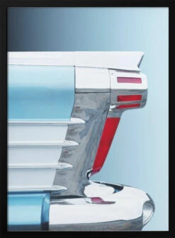 American Classic Car Super 88 1958 Abstract - Stretched Canvas, Poster Or Fine Art Print(American Classic Car Super 88 1958 Abstract Stretched Canvas Poster Or Fine Art Print)