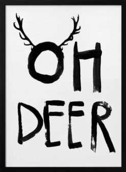 Oh Deer - Stretched Canvas, Poster Or Fine Art Print(Oh Deer Stretched Canvas Poster Or Fine Art Print)