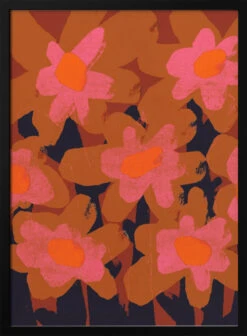 Giant Flowers - Stretched Canvas, Poster Or Fine Art Print(Giant Flowers Stretched Canvas Poster Or Fine Art Print)