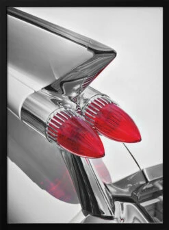 American Classic Car Sedan Deville 1959 Tail Fin Abstract - Stretched Canvas, Poster Or Fine Art Print(American Classic Car Sedan Deville 1959 Tail Fin Abstract Stretched Canvas Poster Or Fine Art Print)