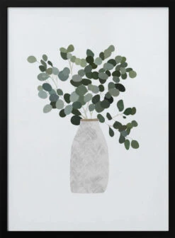 Scandi Japandi House Plant 3 - Stretched Canvas, Poster Or Fine Art Print(Scandi Japandi House Plant 3 Stretched Canvas Poster Or Fine Art Print)