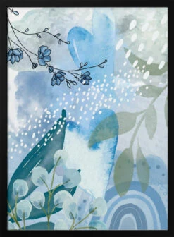 Iceberg Blue-2 - Stretched Canvas, Poster Or Fine Art Print(Iceberg Blue 2 Stretched Canvas Poster Or Fine Art Print)