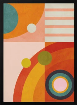 Playing Around Shapes 3 - Stretched Canvas, Poster Or Fine Art Print(Mws_apo_1_g2_playing Around Shapes 3 Stretched Canvas Poster Or Fine Art Print)