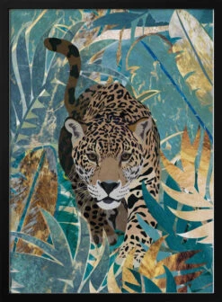 Jaguar Jungle 2 - Stretched Canvas, Poster Or Fine Art Print(Jaguar Jungle 2 Stretched Canvas Poster Or Fine Art Print)