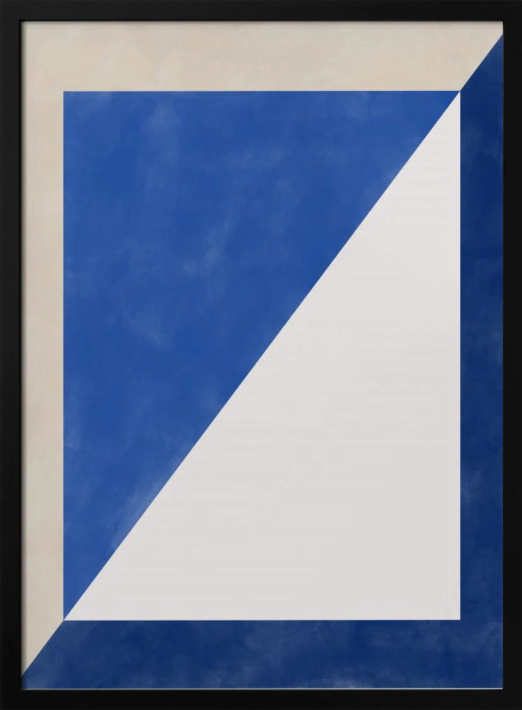 Blue Geometric Play - Stretched Canvas, Poster Or Fine Art Print(Blue Geometric Play Stretched Canvas Poster Or Fine Art Print) 1 Blue Geometric Play - Stretched Canvas, Poster Or Fine Art Print(Blue Geometric Play Stretched Canvas Poster Or Fine Art Print)