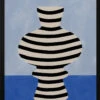 Striped Vase Illusion - Stretched Canvas, Poster Or Fine Art Print(Striped Vase Illusion Stretched Canvas Poster Or Fine Art Print)