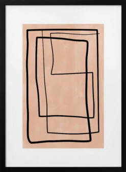 Geometric Elegance - Stretched Canvas, Poster Or Fine Art Print(Geometric Elegance Stretched Canvas Poster Or Fine Art Print 1)