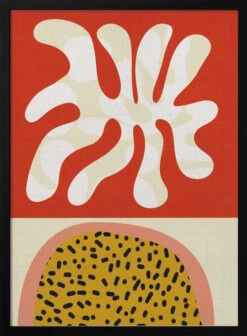 Mid Century Cut Outs - Stretched Canvas, Poster Or Fine Art Print(Mid Century Cut Outs Stretched Canvas Poster Or Fine Art Print)