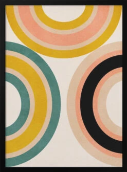 Rainbow Suns 11 Kopie - Stretched Canvas, Poster Or Fine Art Print(Rainbow Suns 11 Kopie Stretched Canvas Poster Or Fine Art Print)