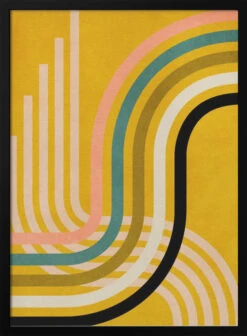 Rainbow Suns 9 Kopie - Stretched Canvas, Poster Or Fine Art Print(Rainbow Suns 9 Kopie Stretched Canvas Poster Or Fine Art Print)