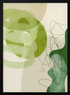 Painted Lines Green Tan 3 Kopie - Stretched Canvas, Poster Or Fine Art Print(Mws_apo_1_painted Lines Green Tan 3 Kopie Stretched Canvas Poster Or Fine Art Print)