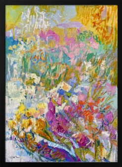 Vibrant Garden Dream - Stretched Canvas, Poster Or Fine Art Print(Vibrant Garden Dream Stretched Canvas Poster Or Fine Art Print)