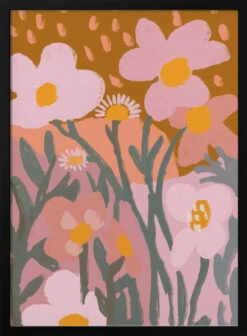 Pastel Flower Impression No 7 - Stretched Canvas, Poster Or Fine Art Print(Pastel Flower Impression No 7 Stretched Canvas Poster Or Fine Art Print)