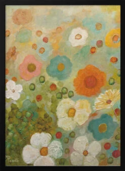 Flower Whirl - Stretched Canvas, Poster Or Fine Art Print(Flower Whirl Stretched Canvas Poster Or Fine Art Print)