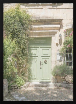 Pastel Green Door - Stretched Canvas, Poster Or Fine Art Print(Pastel Green Door Stretched Canvas Poster Or Fine Art Print)