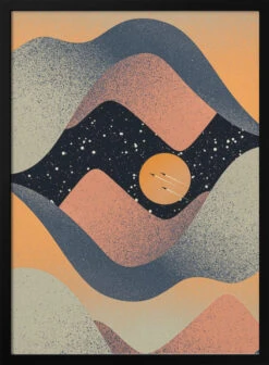 The Sand Dunes Of Mars - Stretched Canvas, Poster Or Fine Art Print(The Sand Dunes Of Mars Stretched Canvas Poster Or Fine Art Print)