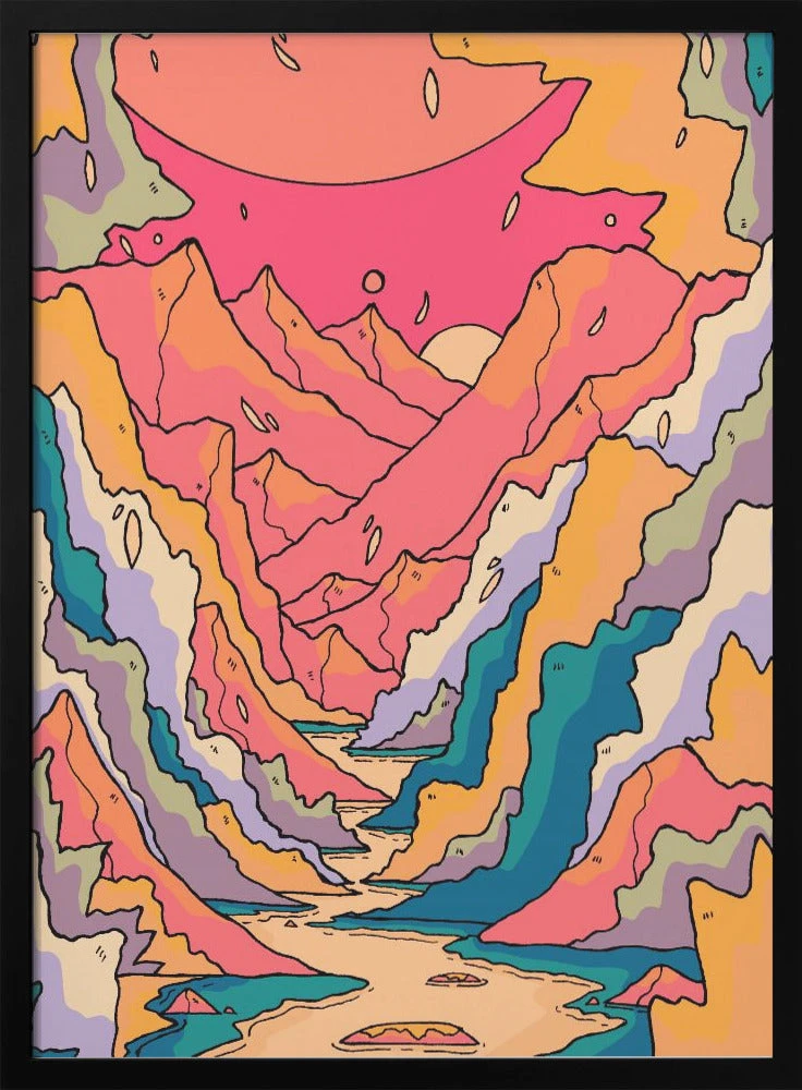 Mountain Trail - Stretched Canvas, Poster Or Fine Art Print(Mountain Trail Stretched Canvas Poster Or Fine Art Print) 1 Mountain Trail - Stretched Canvas, Poster Or Fine Art Print(Mountain Trail Stretched Canvas Poster Or Fine Art Print)