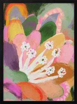 Colorful Bloom - Stretched Canvas, Poster Or Fine Art Print(Colorful Bloom Stretched Canvas Poster Or Fine Art Print)