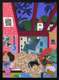 Rafaela Mascaro's Print Number Sleeping 142 With A View.png - Stretched Canvas, Poster Or Fine Art Print(9933x14043 Din Sleeping 142 With A View Png Stretched Canvas Poster Or Fine Art Print)