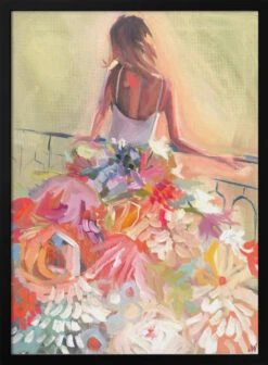 Flower Dress - Stretched Canvas, Poster Or Fine Art Print(Flower Dress Stretched Canvas Poster Or Fine Art Print)